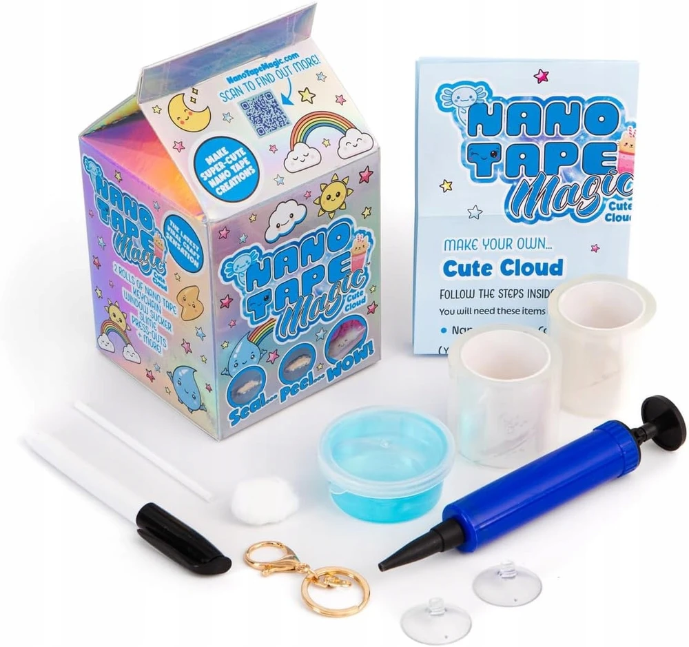 NANO TAPE MAGIC TAPE DIY KŪRYBINIS RINKINYS PRIEDAI DEKORACIJOS DEBESIS VAVOrykštė