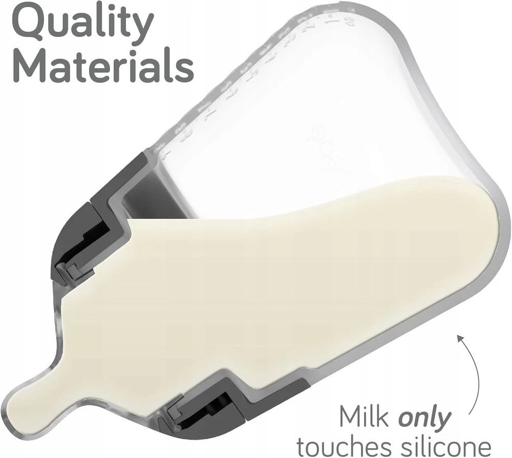 Nanobebe Flexy Silicone buteliukai kūdikiams 150 ml x 3 vnt