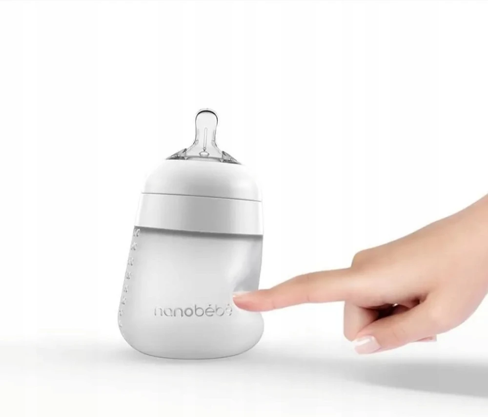 Nanobebe Flexy Silicone buteliukai kūdikiams 150 ml x 3 vnt