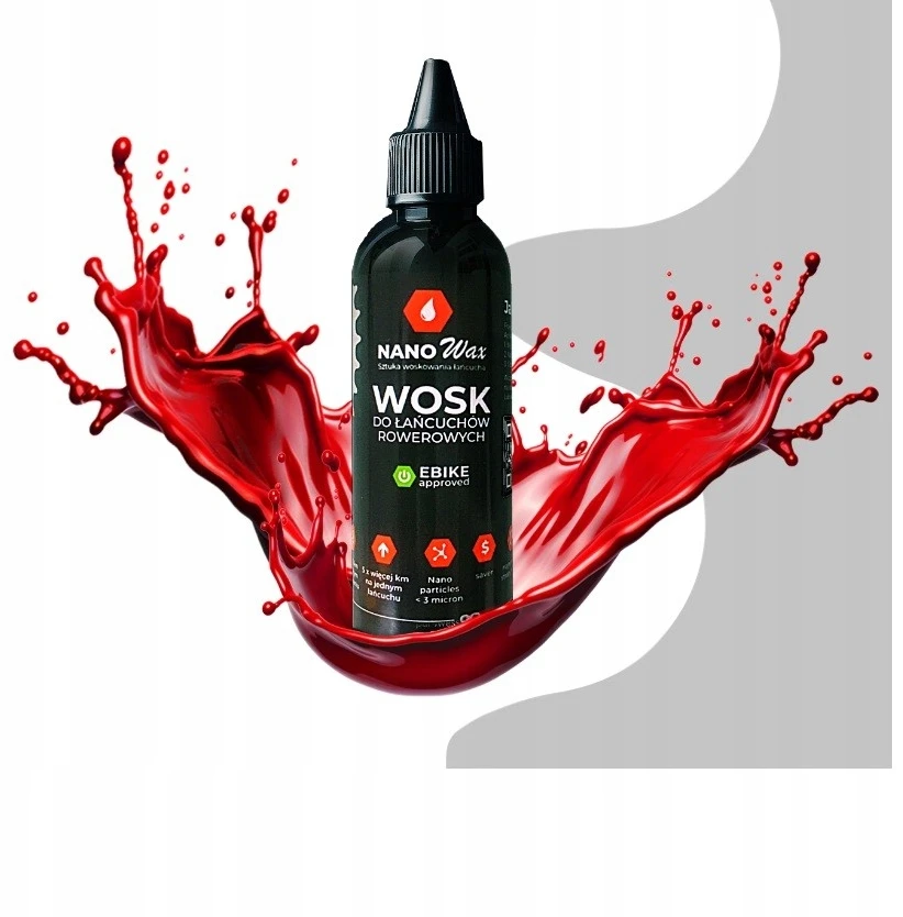 NanoWax skystas vaškas / dviračio grandinės tepalas / lašinamas 150 ml