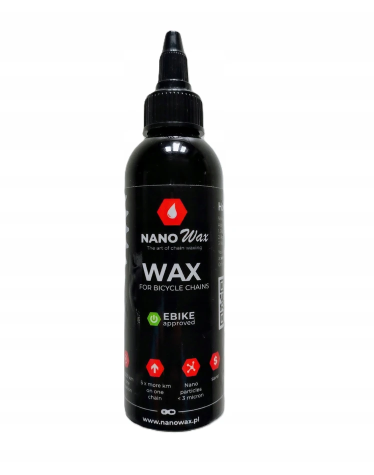 NanoWax skystas vaškas / dviračio grandinės tepalas / lašinamas 150 ml