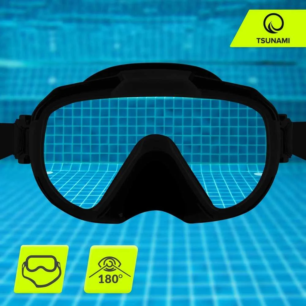 Nardymo ir snorkelingo kaukė nuo cunamio