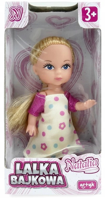 Natalia Lėlė Natalija 8 cm - 8 kolekciniai dizainai vaikams nuo 3 metų