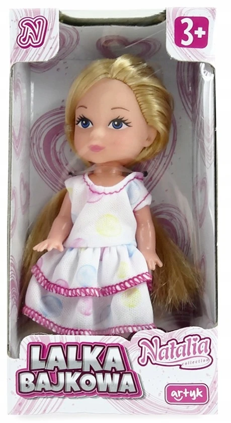 Natalia Lėlė Natalija 8 cm - 8 kolekciniai dizainai vaikams nuo 3 metų