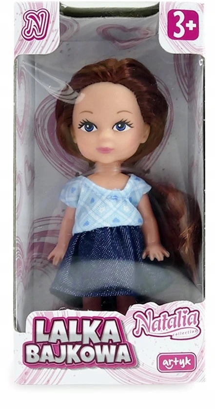 Natalia Lėlė Natalija 8 cm - 8 kolekciniai dizainai vaikams nuo 3 metų