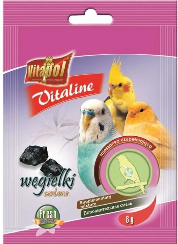 Vitapol Vitaline natūrali anglis paukščiams 8g