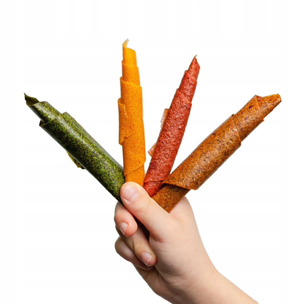 Naturalnie Zdrowi Braškių suktinukai praturtinti vitaminu D3, vaisių vitaminų užkandis, 50g