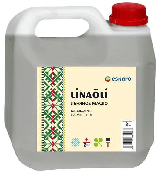 Natūralus linų sėmenų aliejus ESKARO LINAOLI, 1 l