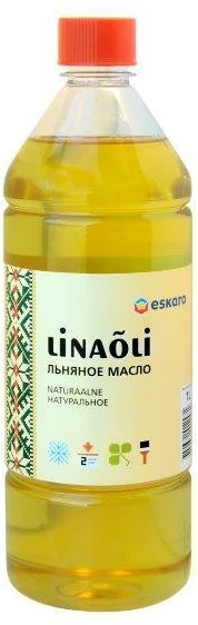 Natūralus linų sėmenų aliejus ESKARO LINAOLI, 1 l