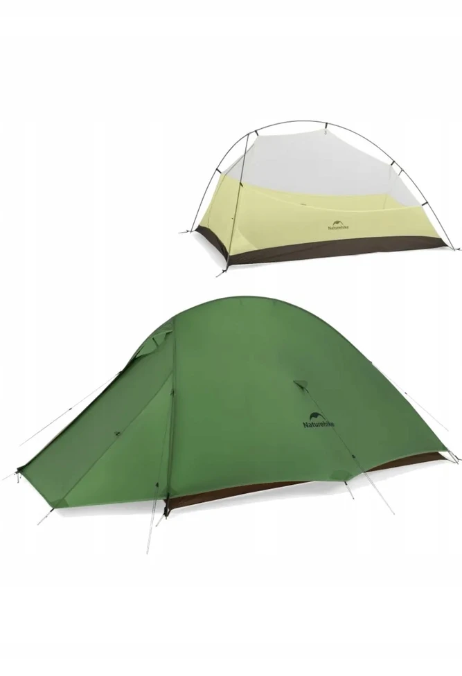 Naturehike palapinė Cloud up 2 pro, miško žalia spalva
