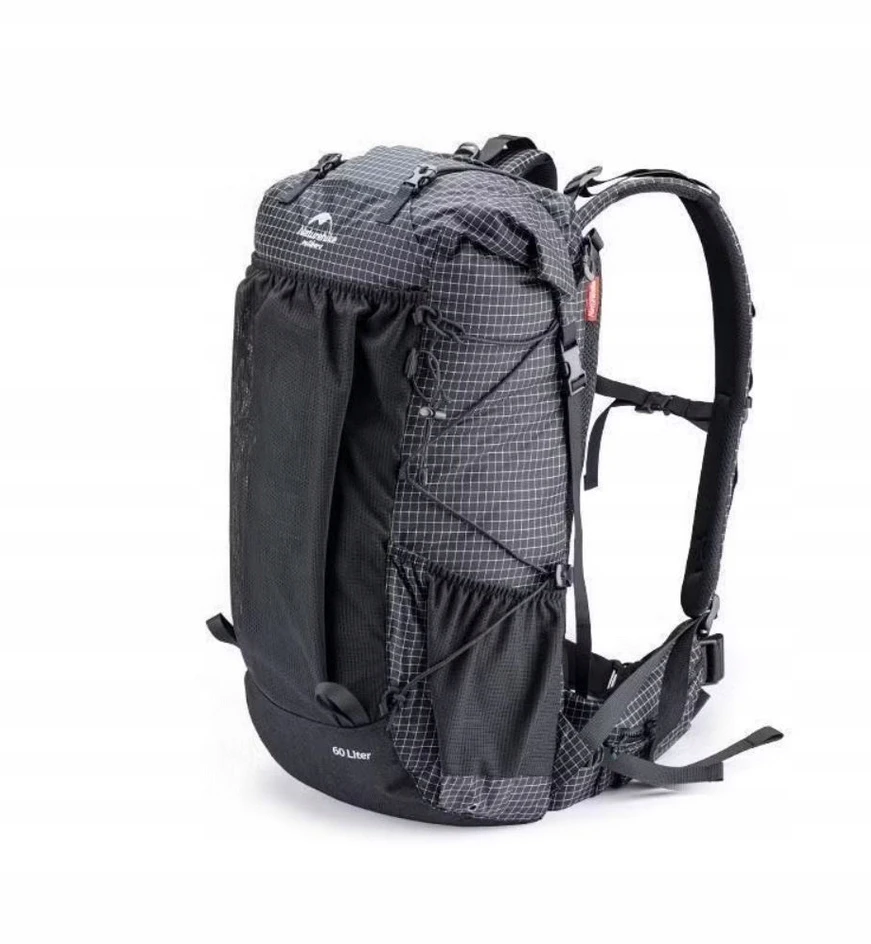 NATUREHIKE NH19BP095 žygio kuprinė 60L+5L juoda