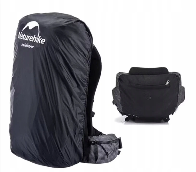 NATUREHIKE NH19BP095 žygio kuprinė 60L+5L juoda