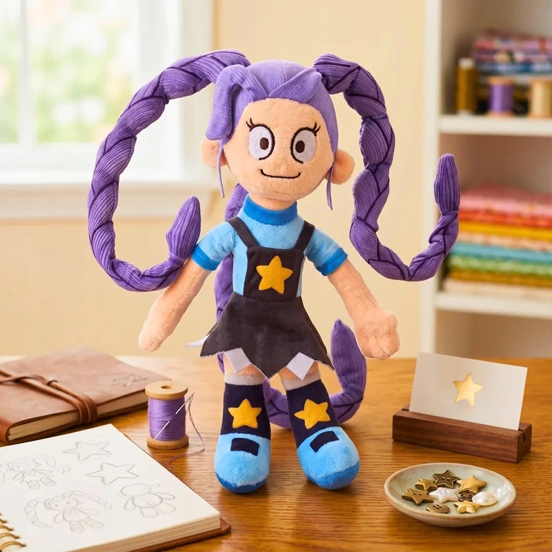 Nauja, žavinga pliušinė lėlė talismanas iš serijos „Funtime 5“ (Lily Lovebraids)