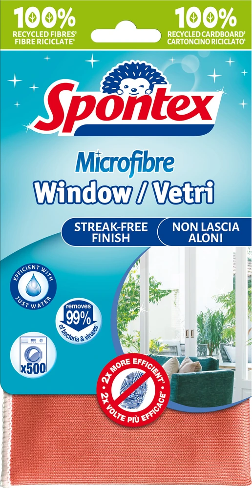 Spontex Šluostė mikropluošto Magic Effect 20.5x22cm, 2vnt
