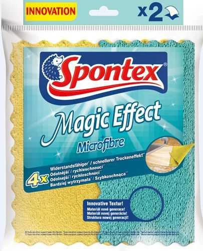 Spontex Šluostė mikropluošto Magic Effect 20.5x22cm, 2vnt