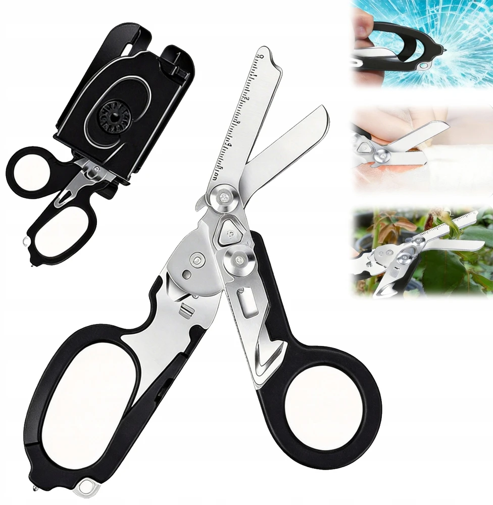 NAUJOS RAPTOR gelbėjimo žirklės MULTITOOL 6 IN 1