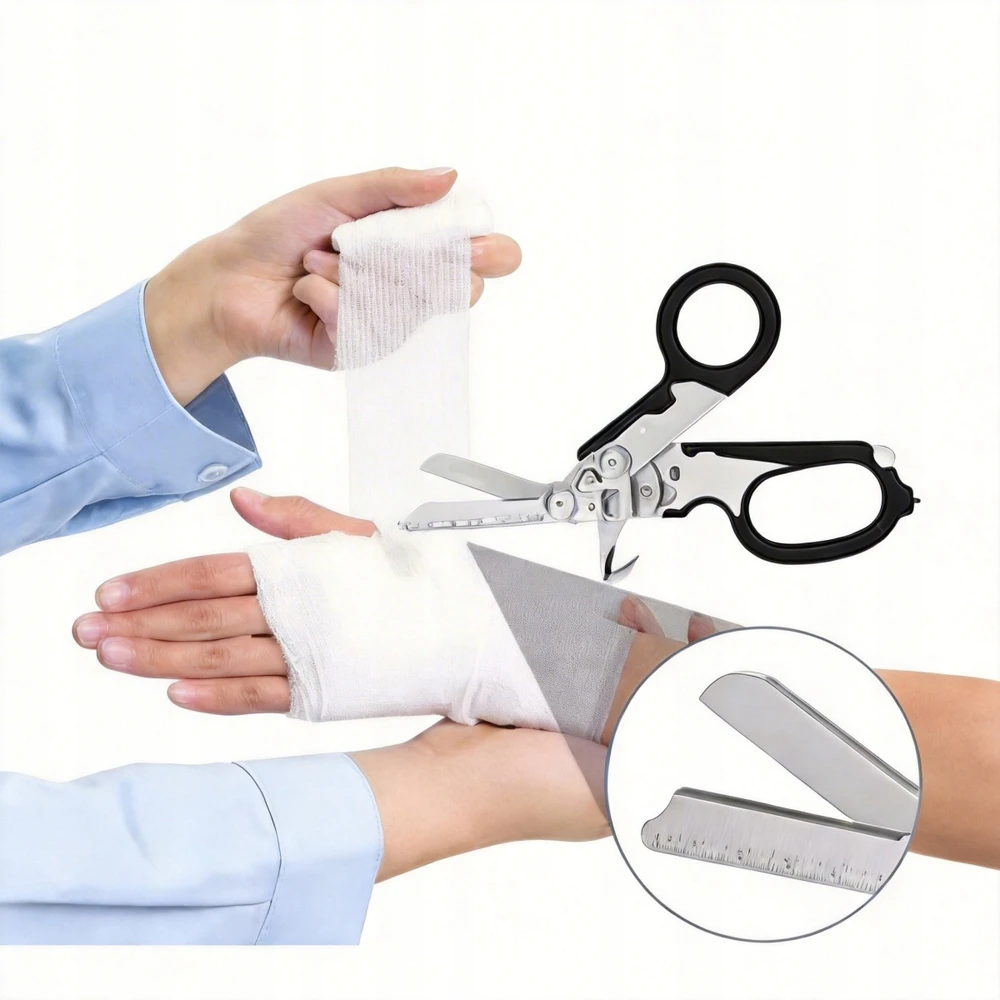 NAUJOS RAPTOR gelbėjimo žirklės MULTITOOL 6 IN 1