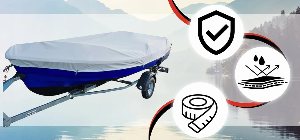 Nava Group Dangtis brezento dangtis žvejybinei valčiai 210g 360-390cm