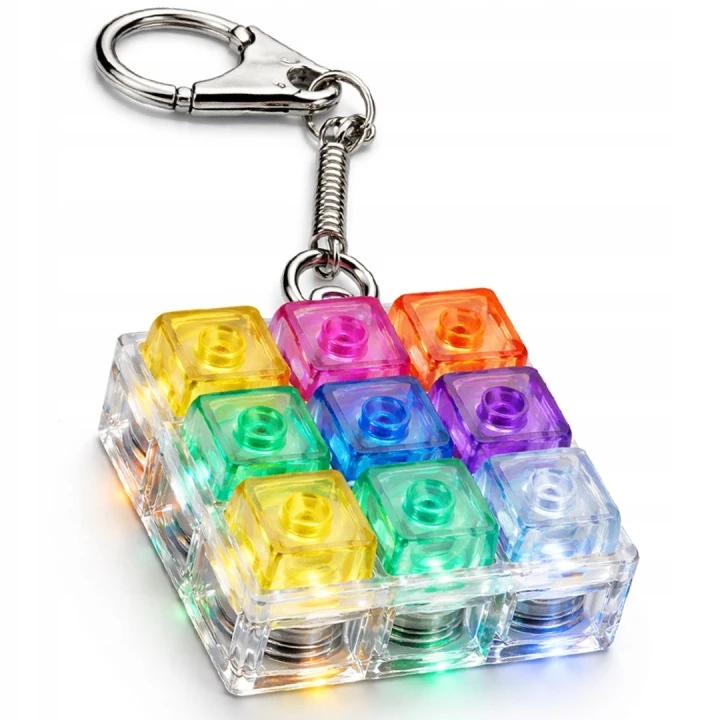 Nawitoys CLICKER MECHANINĖ KLAVIATŪRA LED ANTISTRESAS CLIKER FIDGET SWITCH RAKT.