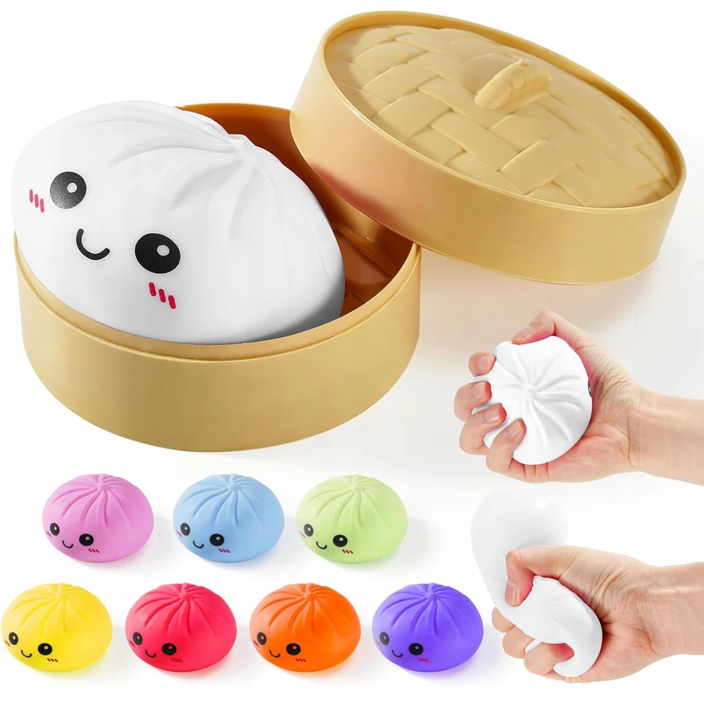 Nawitoys Didelis koldūnas GNIOTEK ANTISTRESS kukulis DUMPLING dėžutės paslaptingas spaustukas