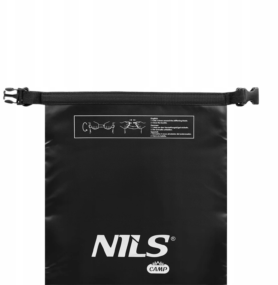 Vandeniui atsparus krepšys Nils Camp NC1703 30 l, juodas