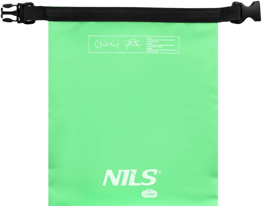 Nils Camp NC1703 vandeniui atsparus krepšys, žalias, 10 l