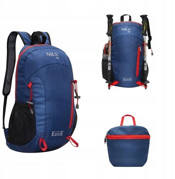 NILS Camp NC1724 Edge tamsiai mėlyna kuprinė, 22 l