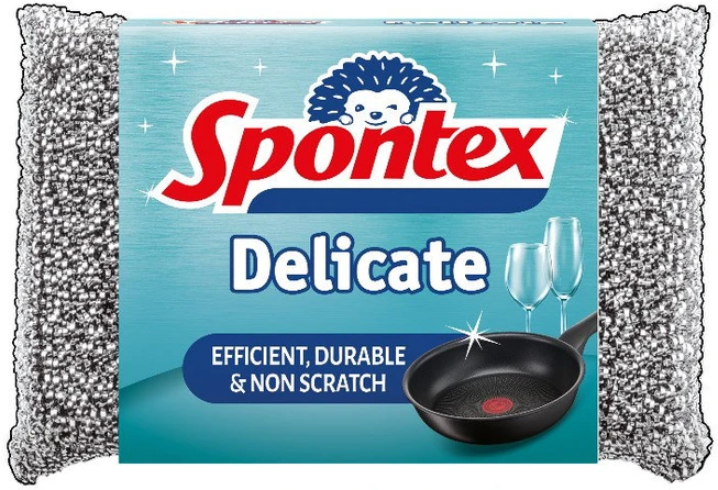 Nebraižantis šveistukas Spontex Delicate, 1 vnt.