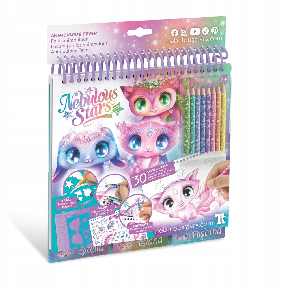 Nebulous_Sta NEBULOUS STARS kūrybinis rinkinys Sketchbook-Animulous Fever, 11141