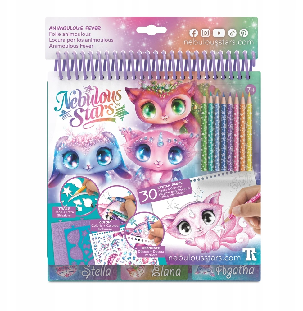 Nebulous_Sta NEBULOUS STARS kūrybinis rinkinys Sketchbook-Animulous Fever, 11141