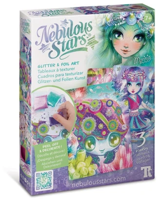 NEBULOUS STARS rinkinys Glitter & Foil Art, 11011