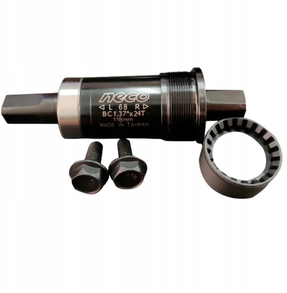NECO BSA 68x118 mm apatinis laikiklis MTB / kelių sandarus Cr-Mo kvadratinis našumas