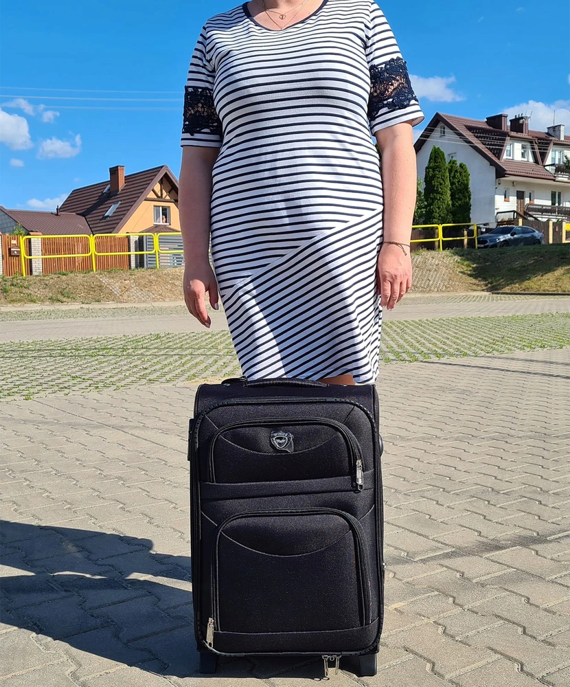 Nedidelis lagaminas Wings 6802, S, žalias