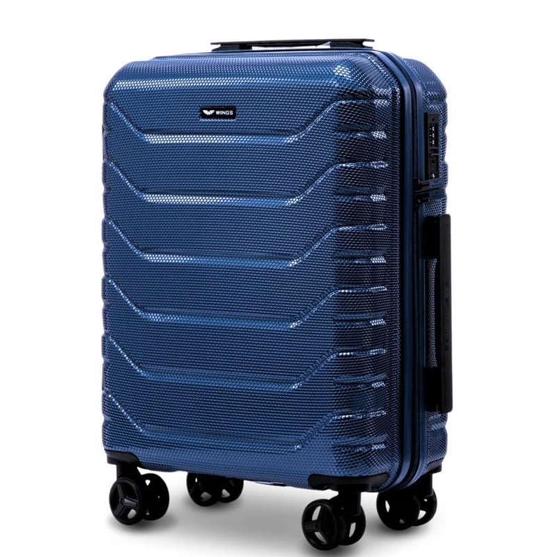 Nedidelis lagaminas Wings Crake 20" polikarbonatas, TSA spyna, premium klasė