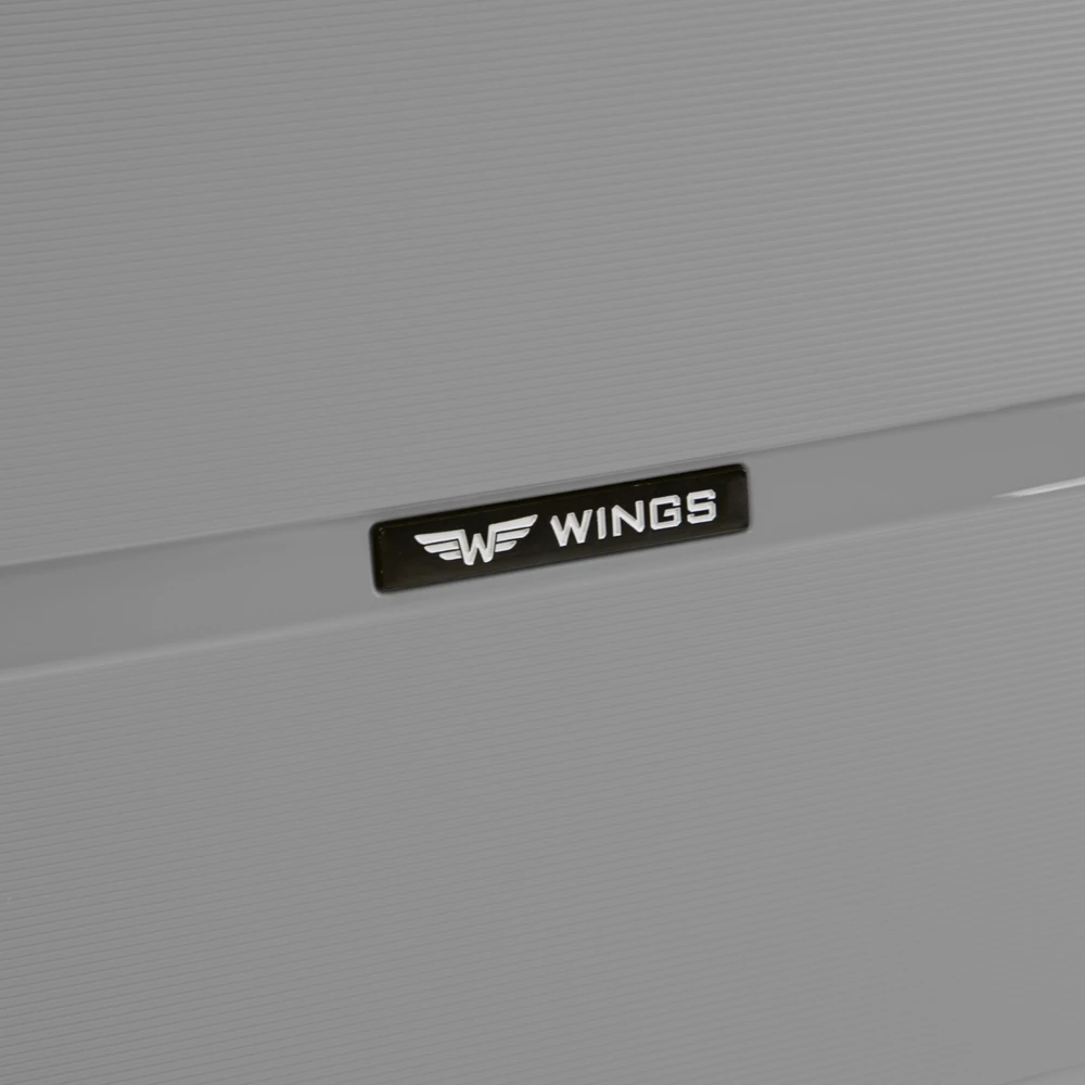Nedidelis lagaminas Wings Hawfinch 20' polipropilenas ,Tamsiai Pilkas