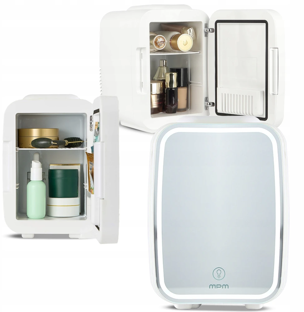 Šaldytuvas COSMETIC REFRIGERATOR WITH MIRROR MPM-04-CK-01 Baltas