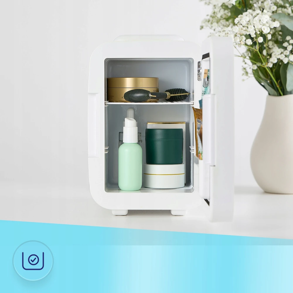 Šaldytuvas COSMETIC REFRIGERATOR WITH MIRROR MPM-04-CK-01 Baltas