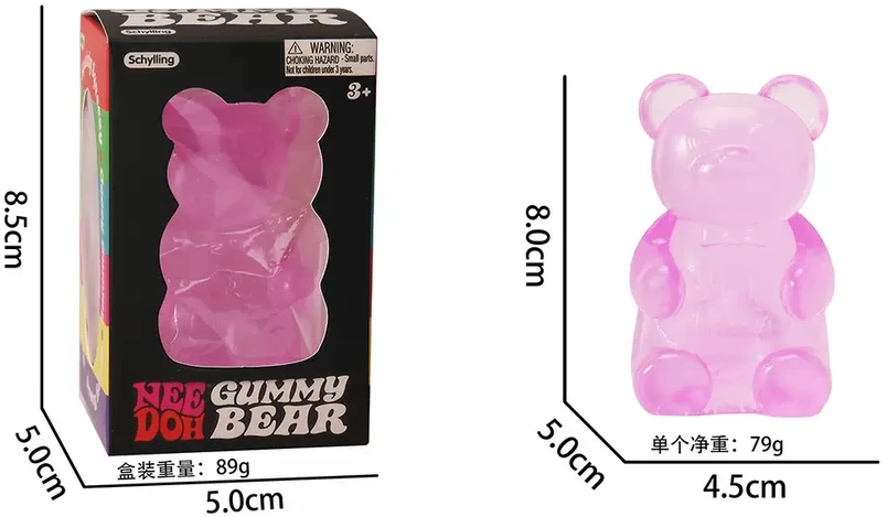 NEE DOH+ lipdukas „GNIOTEK“ LEDAI NICE CUBE GNIOT GLOBUS SUKURTI ANTISTRESS