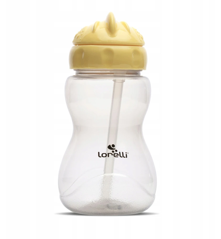 Neišsiliejantis buteliukas, šiaudelis, kūdikių buteliukas 275ml BE BPA Lorelli