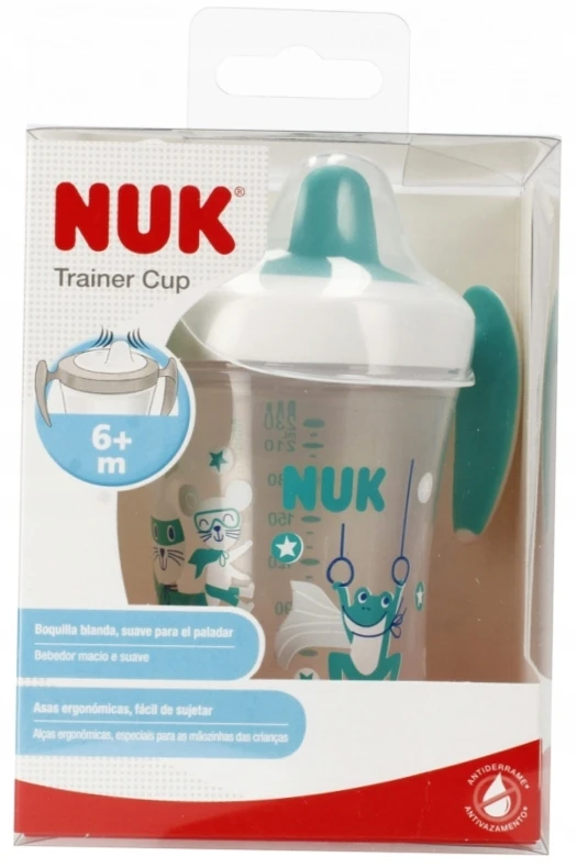 Neišsiliejantis puodelis 230Mml Trainer Cup NUK