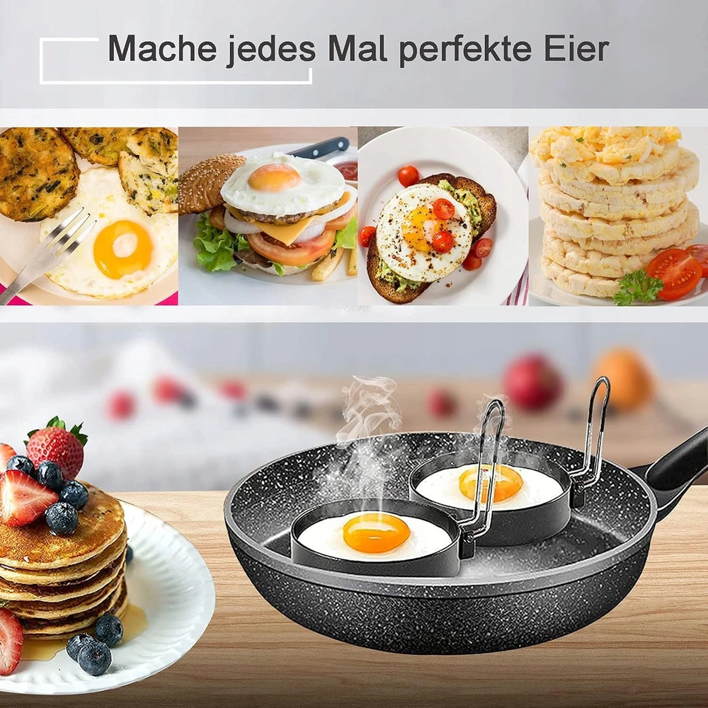 NELIPAUS KEPTO KIAUŠINIO ŽIEDAI 7,6 CM 4 VIENŲ RINKINYS
