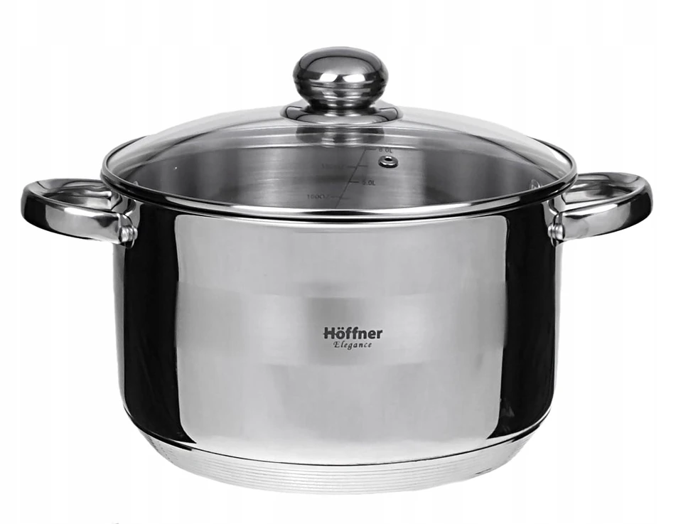 NENERŪDijantis PUODAS 22CM-4,5L SZ/P.HF-4464 HOFFNER