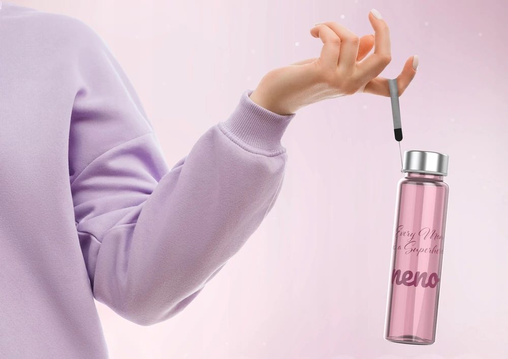 NENO buteliukas su rankena 500ml Every Mom rožinis Neno