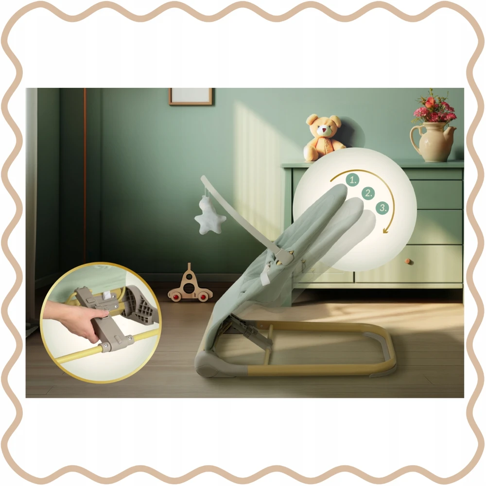 Neno NESSO LIGHT Žalias - BED SEAT FOR BABIES
