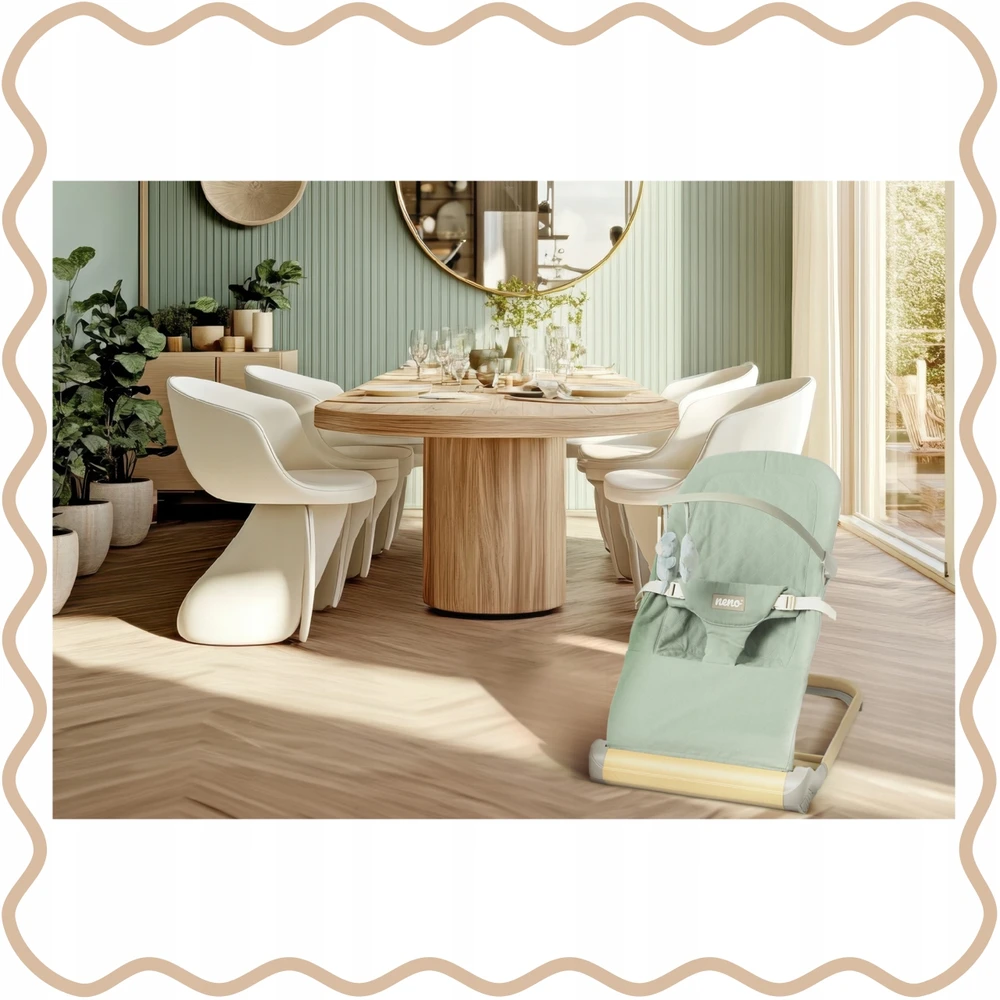 Neno NESSO LIGHT Žalias - BED SEAT FOR BABIES