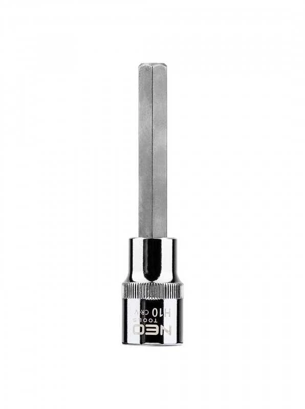 Neo Hex galvutė 1/2" H10 x 100 mm ilgio 08-784
