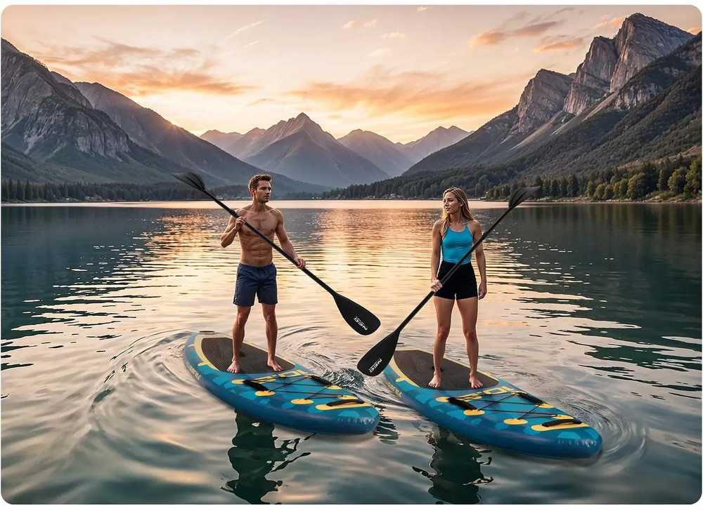 „Neo-Sport“ 230 cm sulankstomas irklentės irklas