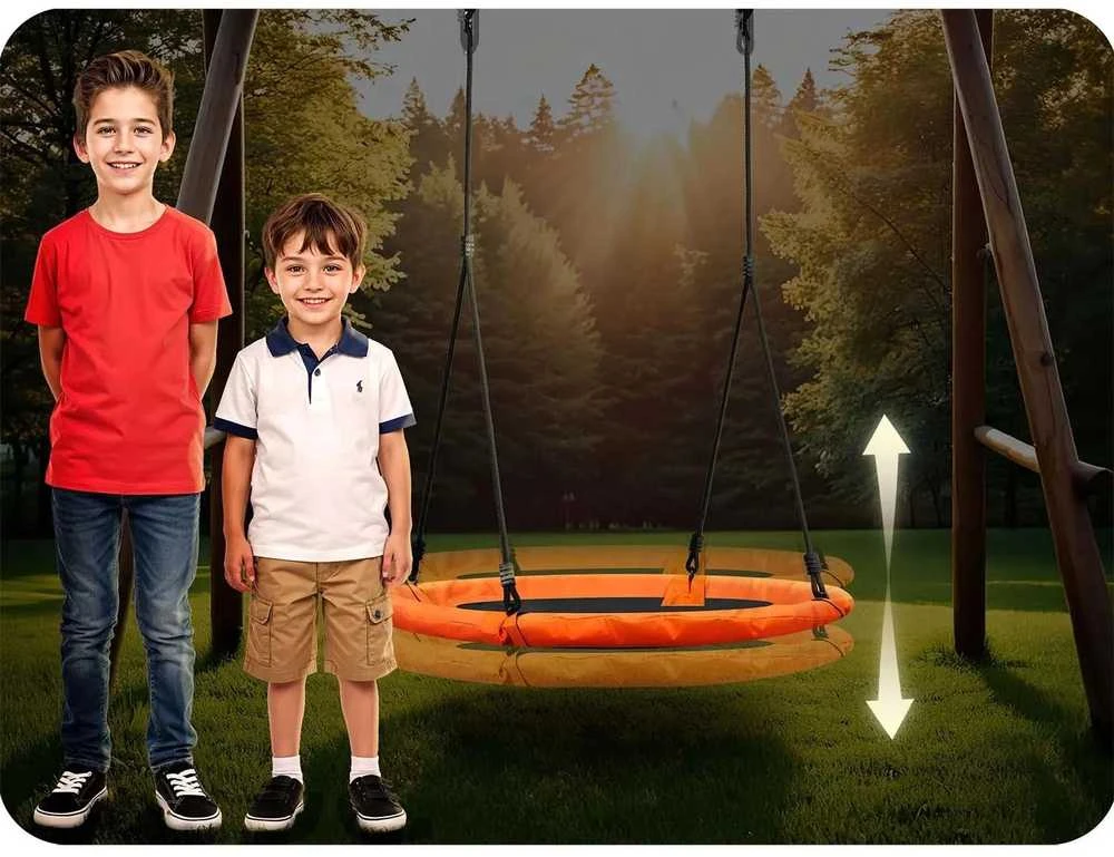 Neo-Sport SPORT Vaikiškos swingo sūpynės, Gandro lizdas, 100 cm