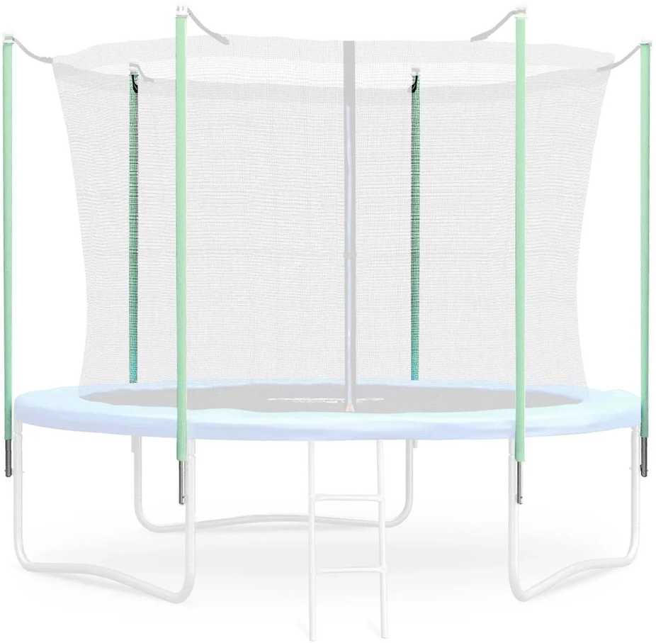 „Neo-Sport“ žalias batuto stovas su vidiniu tinklu, 2,4–4,6 m