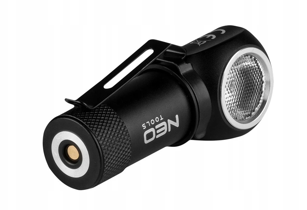 Neo Tools Žibintuvėlis, Įkraunamas priekinis žibintas, 600 lm, USB magnetinis įkrovimas, CREE XPG3 LED